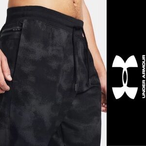 Size:Large🔥Under Armour Camo Unstoppable Fitted Tapered Pants Gray Black Storm